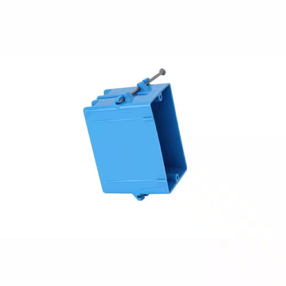 1-Gang 18 Cu. In. Blue Electrical PVC New Work Electrical Switch and Outlet Box (B118A)