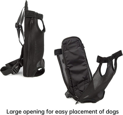 Pet Dog Carrier Backpack Legs Out Adjustable Pet Front Cat Backpack Carrier Travel Bag for Traveling Hiking Camping for Small Medium Dogs Cats Puppies