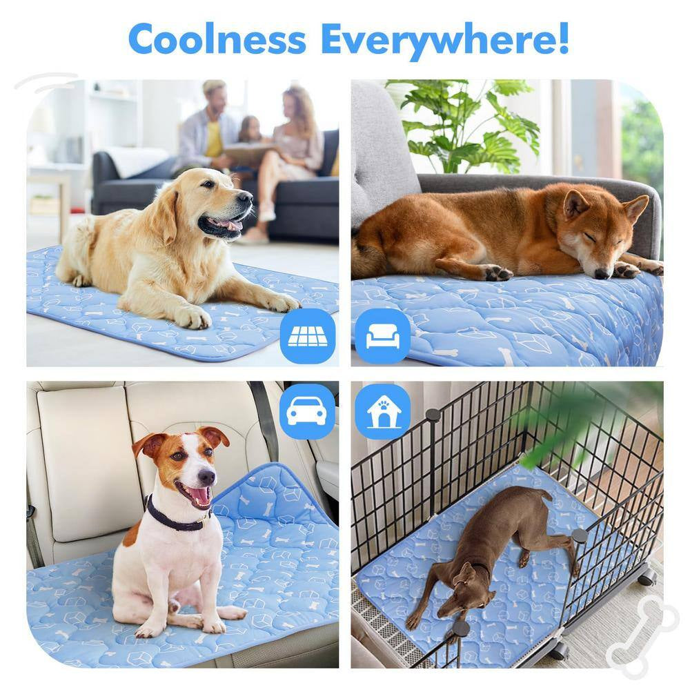 36 In. X 27 In. Waterproof Thicken Cooling Mat for Pets Dogs Cats