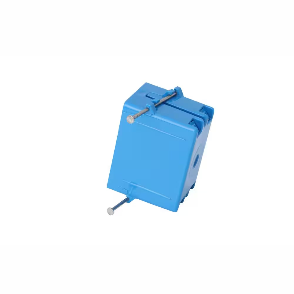 1-Gang 18 Cu. In. Blue Electrical PVC New Work Electrical Switch and Outlet Box (B118A)