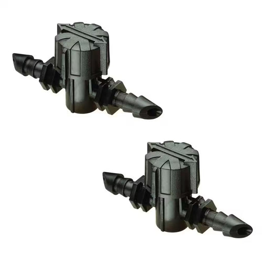 1/4 In. Barbed On/Off Valves for Drip Tubing (2-Pack)