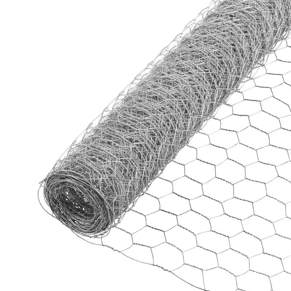 1 In. Mesh 2 Ft. X 50 Ft. 20-Gauge Galvanized Steel Poultry Netting