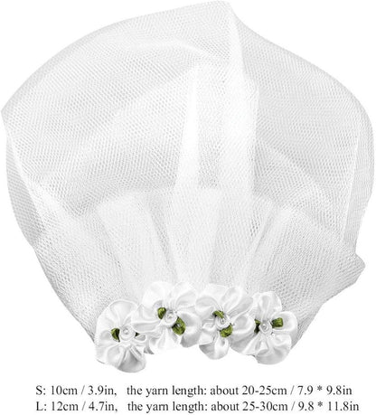 Pet Wedding Soft Material Beautiful Veil for Medium and Small Dogs (S Number) - Fashionable