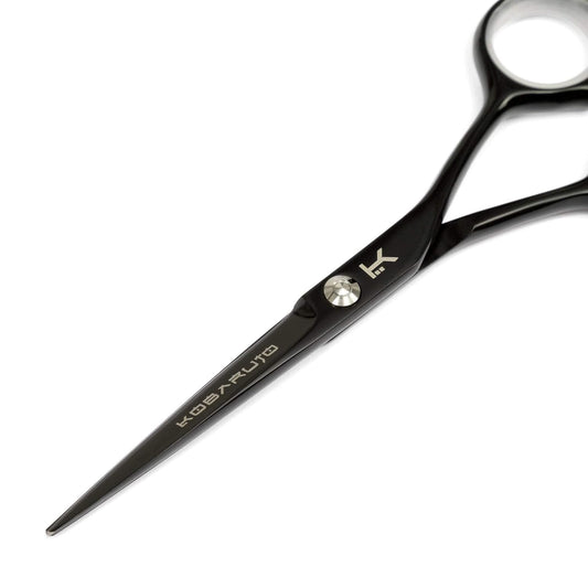 VERY SHARP 5.5 Inch Black Cobalt Professional Hairdressing Barbers Scissors Shears