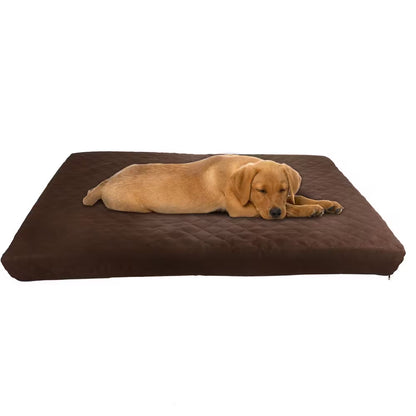 Large Chocolate Waterproof Pet Bed