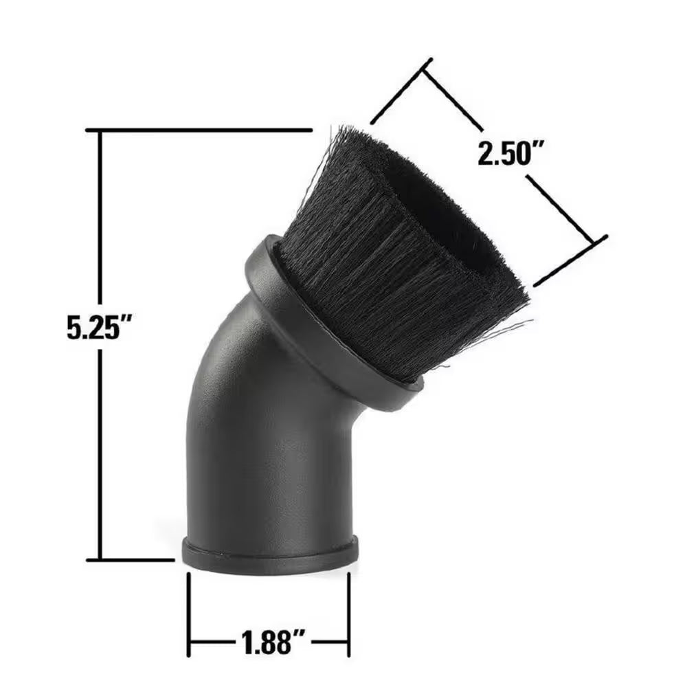 1-7/8 In. VT1701 Dusting Brush Accessory Shop Vacuum Attachment for  Wet Dry Vacs Hoses and Wands
