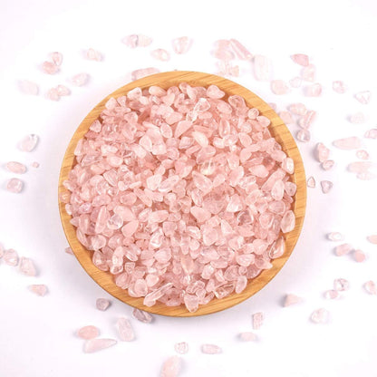 1 Lb/460G Natural Pink Quartz Crystal Stones Irregular Aquarium Pebbles Rock Sands for Turtle Tank/Succulent Plants/Vase Decoration (Fill 1 Cup)