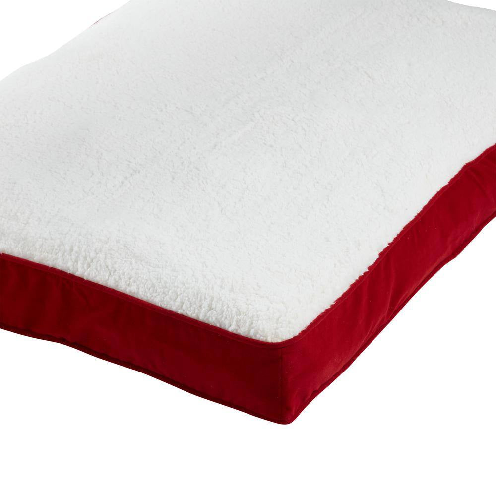 Daisy Deluxe Large Crimson Orthopedic Pet Bed